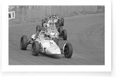 Walljar - Formule V '72 - Zwart wit poster