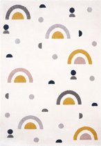 Nattiot - Mery Rainbow Vloerkleed Voor Kinderkamer - Tapijt 120 x 170 cm