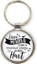 Miko - Sleutelhanger - Lieve mama - Rond