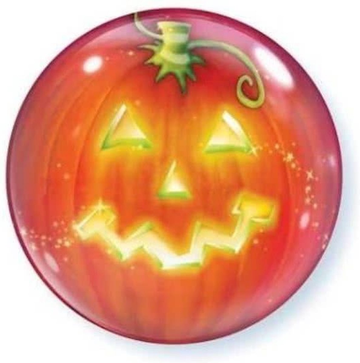 Qualatex - Folieballon - Bubbles - Pompoen - Zonder vulling - 56cm