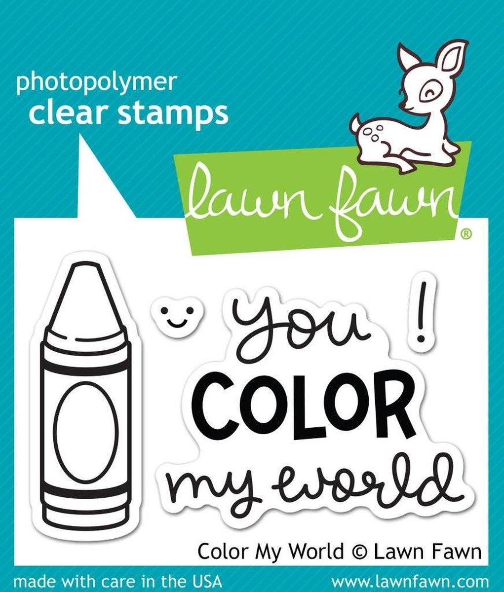 Color My World Clear Stamps (LF793)