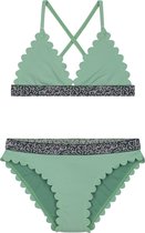 Shiwi Triangel bikini set scallope triangle bikini - dusty pistache green - 152