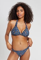 Shiwi bibi triangle top leopard spot bibi trangle top - poseidon blue - 34