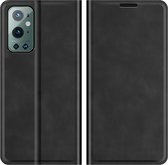 Cazy OnePlus 9 Pro Hoesje Portemonnee Book Case Kunstleer - Zwart