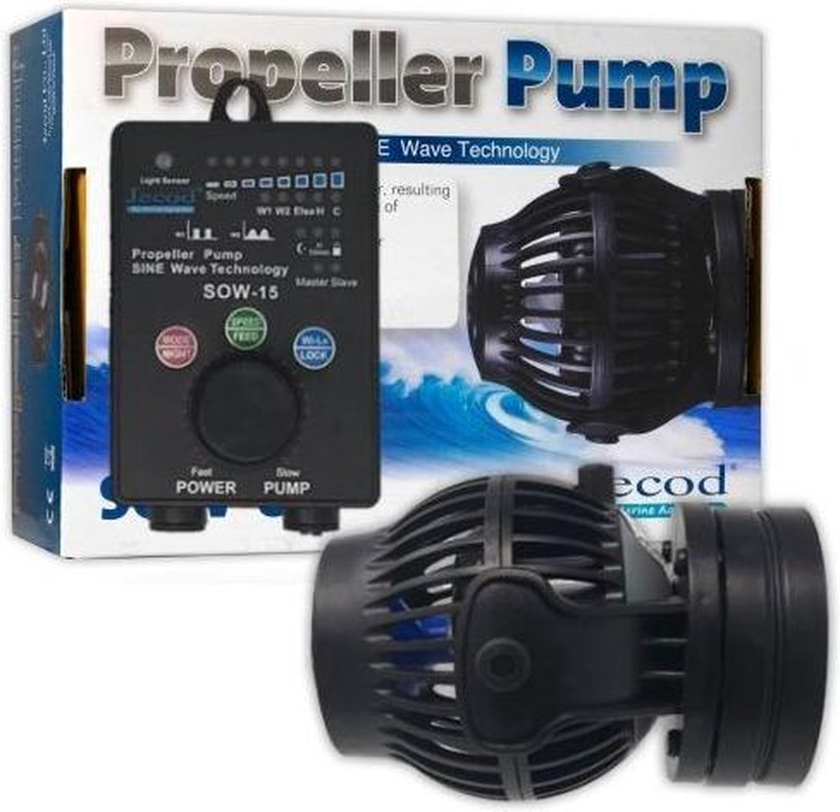 Vervagen Parana rivier Wiens Jecod Wavemaker DW9 + controller - Stromingspomp - Opvoerpomp - Aquarium  Pomp -... | bol.com