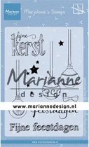 Stempel - Claer stamp - Marianne Design - Marjoleine's kerstballen