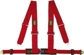 4 puntsgordel OMP ECE Rood