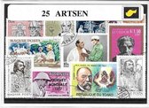 Artsen – Luxe postzegel pakket (A6 formaat) : collectie van 25 verschillende postzegels van artsen – kan als ansichtkaart in een A6 envelop - authentiek cadeau - kado - geschenk -
