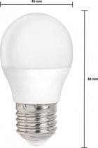 Aigostar - LED lamp - E27 fitting - 6W vervangt 41W - Warm wit licht 3000K