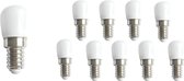 Voordeelpak 10 stuks - E14 LED lampen - Type T26 - 2W vervangt 14W - Lichtkleur optioneel