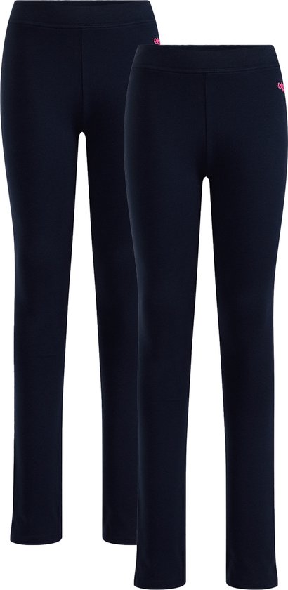 WE Fashion Meisjes legging, 2-pack - Maat 134/140