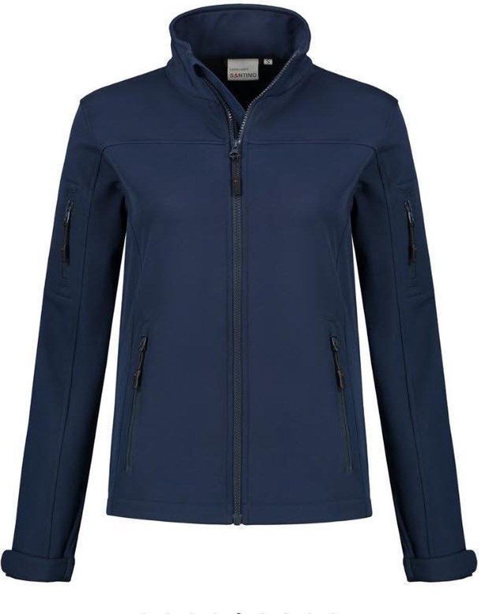 Santino Santo Dames Softshell stretch - Marine - XS
