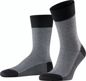 FALKE Sensitive Herringbone comfort band, geschikt voor diabetici merinowol sokken heren zwart - Maat 47-48