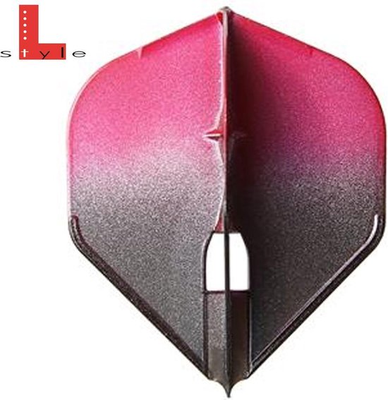 L-Style Champagne L3 Shape 2-Tone BK×Red - Dart Flights van L-Style — afbeelding 2