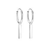 Hoops Bar | Staafjes oorringen | Dames oorbellen | Geometrisch | 925 sterling zilver