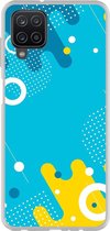 Smartphonebooster Telefoonhoesje - Back Cover - Geschikt Voor Samsung Galaxy A12 - Blue En Blue