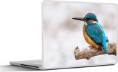Laptop sticker - 12.3 inch - IJsvogel - Winter - Takken - 30x22cm - Laptopstickers - Laptop skin - Cover