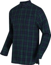 Het Regatta Lance shirt - outdoorshirt - heren - katoen - Coolweave - Donkergroen