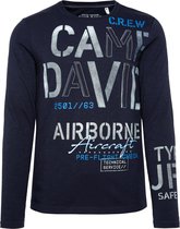 Camp David shirt Neonblauw-M