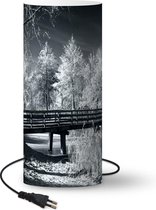Lamp - Nachtlampje - Tafellamp slaapkamer - Winter - Almere - Sneeuw - 33  cm hoog -... | bol.com