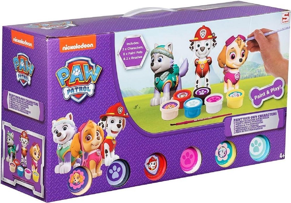 Paw Patrol Schilder je Eigen Paw Patrol Figuren | bol.com