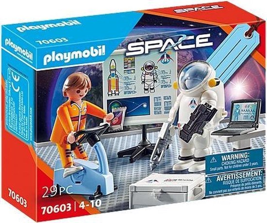 PLAYMOBIL Geschenkset 'Astronautentraining' - 70603 | bol.com