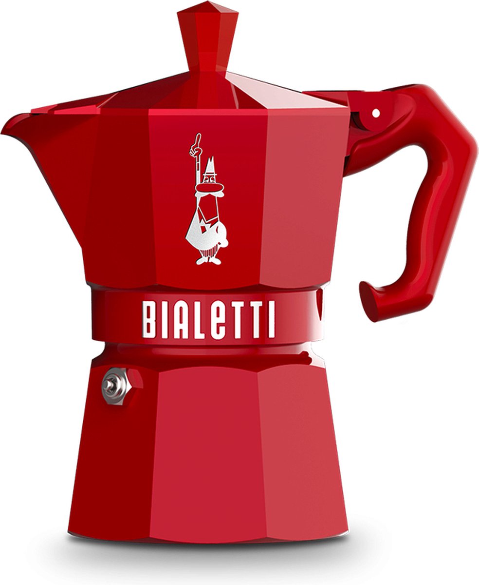Bialetti Moka Exclusive Moka Express Rood
