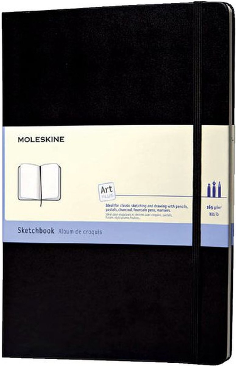 Moleskine Art Schetsboek - A4 - Hardcover - Zwart — afbeelding 6