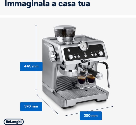 De’Longhi La Specialista Prestigio Zilver