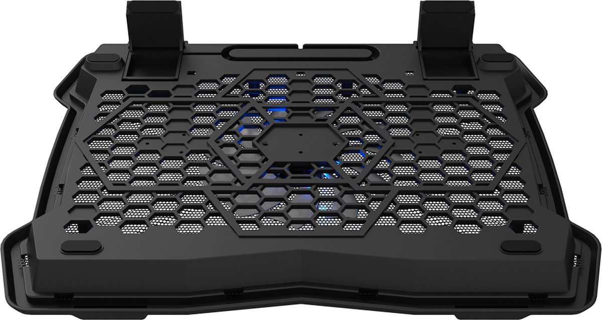 Canyon NS-02 laptop cooling pad 39,6 cm (15.6") 1200 RPM Zwart