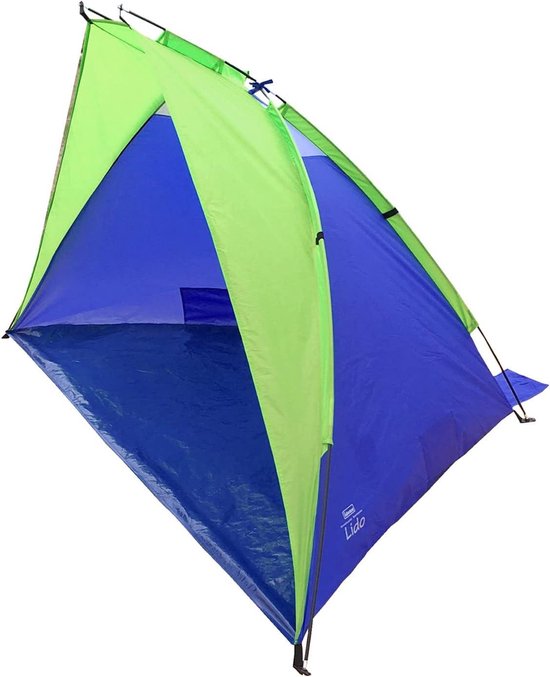 Strandschelptent Lido met UV-bescherming 40+ - Licht en compact - Ideaal voor strand zwembad tuin en vakantie - Groen van High Peak — afbeelding 2