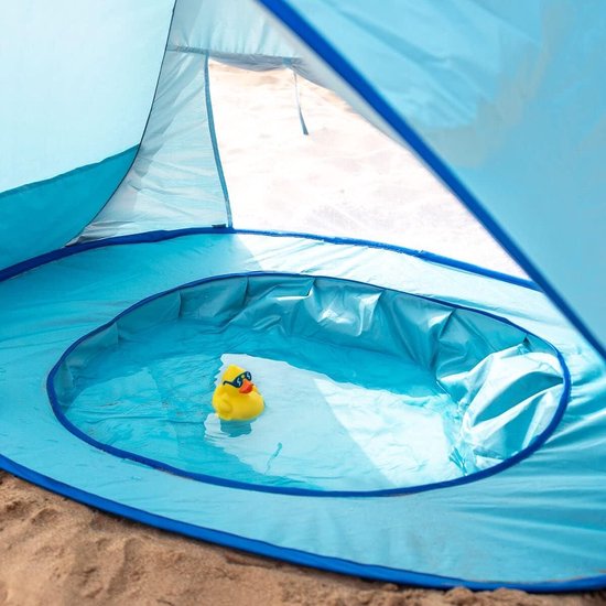 Babystrandtent strandtent met zwembad voor kinderen - opvouwbare pop-up strandtent - winddichte strandparasol - 4 haringen voor stevige bevestiging. van TechTack — afbeelding 3