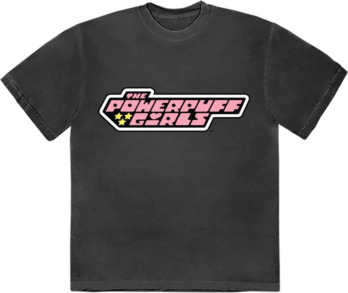 The Powerpuff Girls - Logo Heren T-shirt - S - Zwart