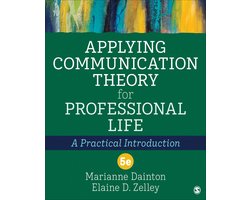 Omslag van Applying Communication Theory for Professional Life