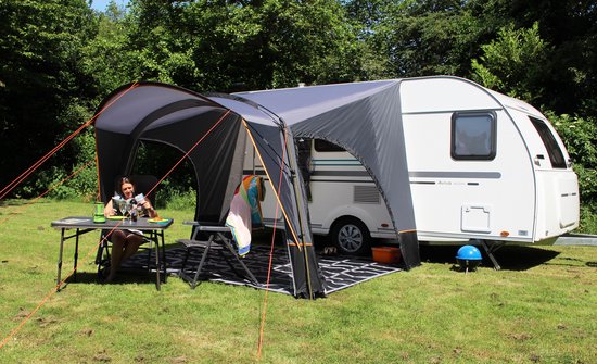 Eurotrail Patio Mat - 350*250cm - zwart grijs van Eurotrail — afbeelding 4