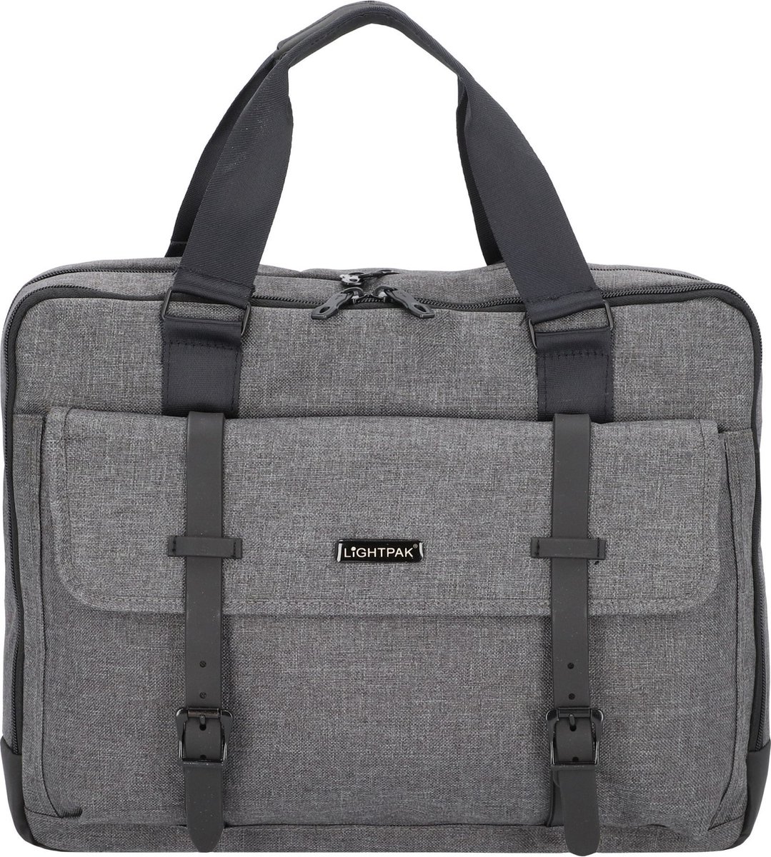 Lightpak laptoptas - TWYX - polyester - grijs - JU-46163