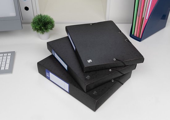 Elastobox Oxford Top File+ A4 40mm zwart | bol
