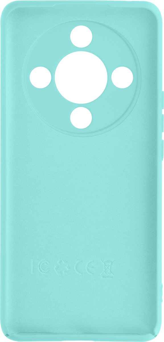 Avizar Hoes Geschikt voor Honor Magic 6 Lite 5G Halfstijve zachte aanraking, Turquoise