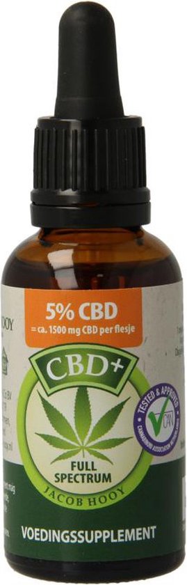 Jacob Hooy CBD Olie 5% 30 ml