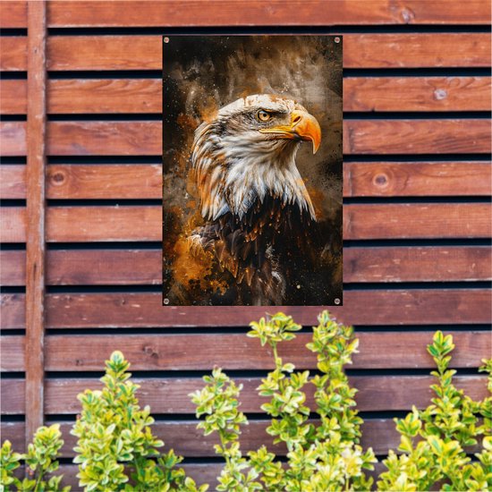 Affiche aigle - Posters Animaux - Poster jardin Couleur - Décoration extérieur - Tableau Jardin - Décoration Jardin pour extérieur poster jardin 40x60 cm