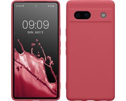 kwmobile telefoonhoesje geschikt voor Google Pixel 7a - Hoesje voor smartphone - Precisie camera uitsnede - In donkerroze