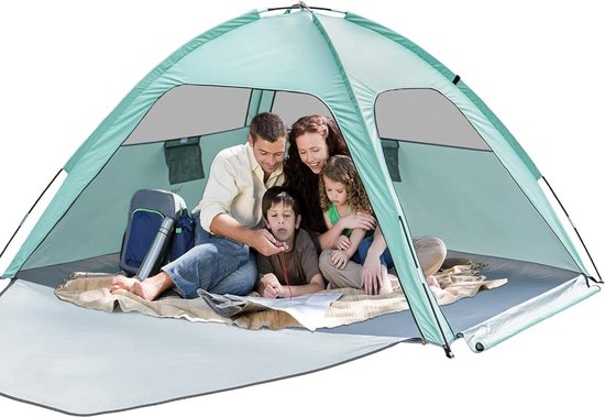 your GEAR Cameo Beach Shelter 3 x 3 m - XXL strandschelp, zonnezeil, UV 50 zonwering, strandtent
