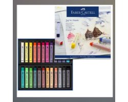 Faber-Castell pastelkrijt - Creative Studio - softpastel - 24 stuks - assorti kleuren - FC-128324