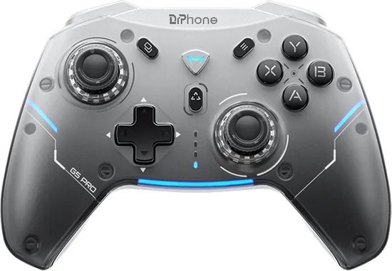 Foto: Drphone eclipse pro x pro gaming controller hall mecha joystick meerdere platformen pc switch ios android grijs