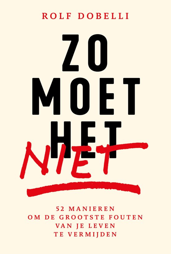 Zo moet het niet - cover