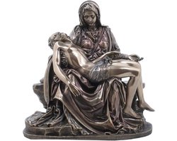 Veronese Design beeld/figuur - Pieta Michelangelo - SMALL - (hxbxd)ca. 13cm x 12,5cm x 8,5cm
