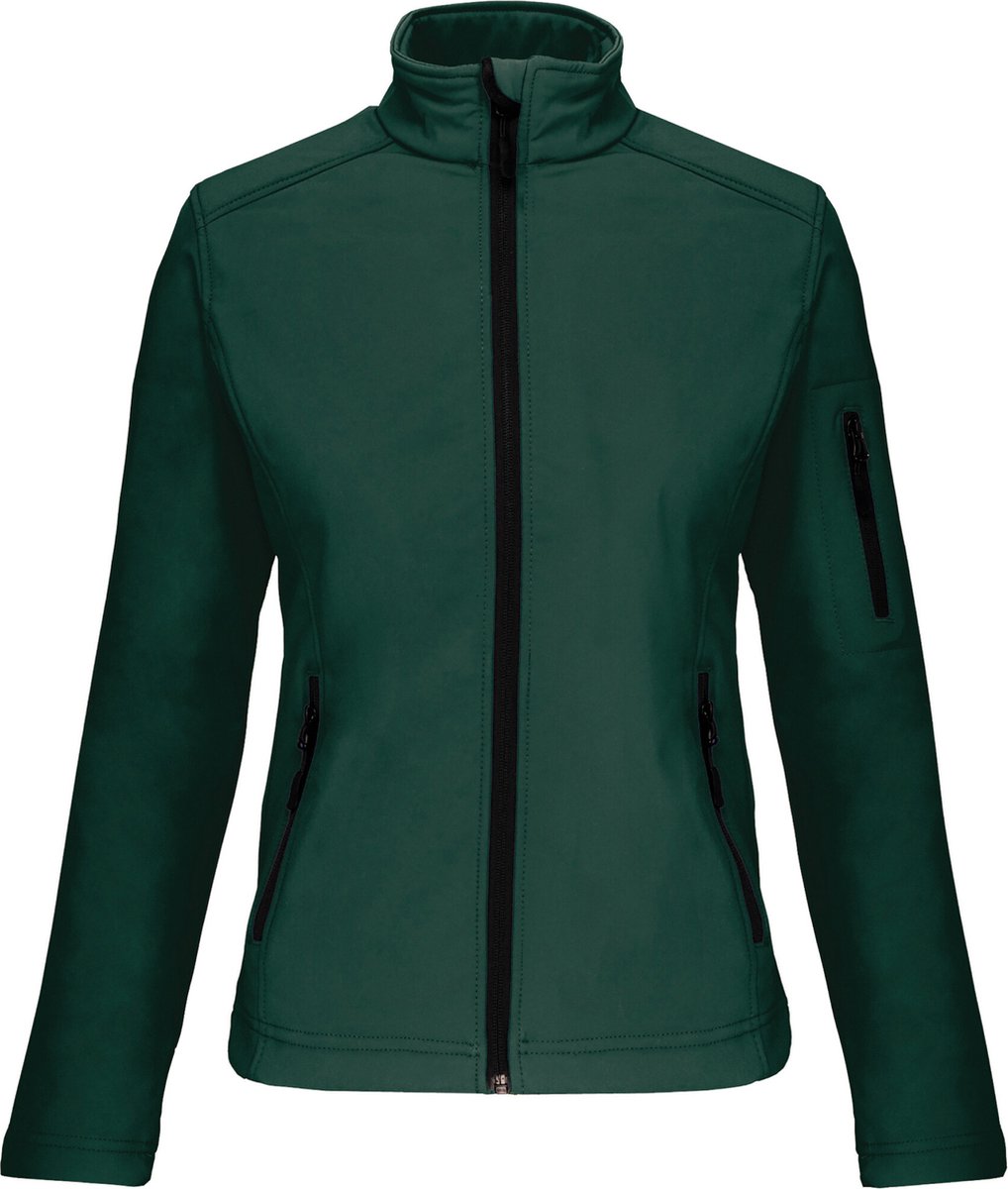Kariban Dames softshell jas K400 - Bottle Green - 3XL