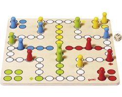 Ludo 28x28cm, hout, 4+ spelregels