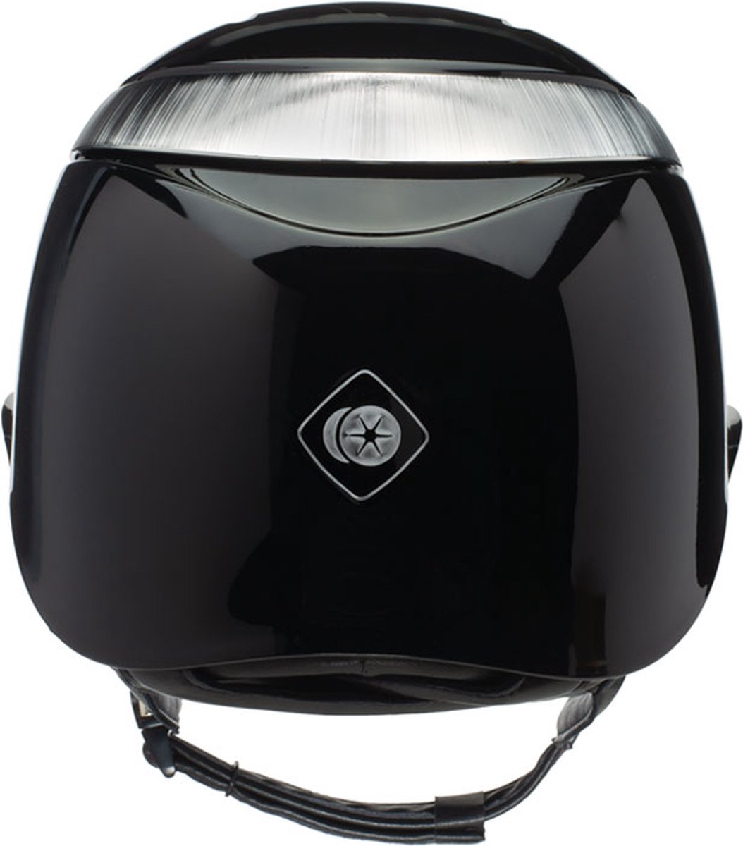 Charles Owen Halo Glossy Zwart/Platinum - 54