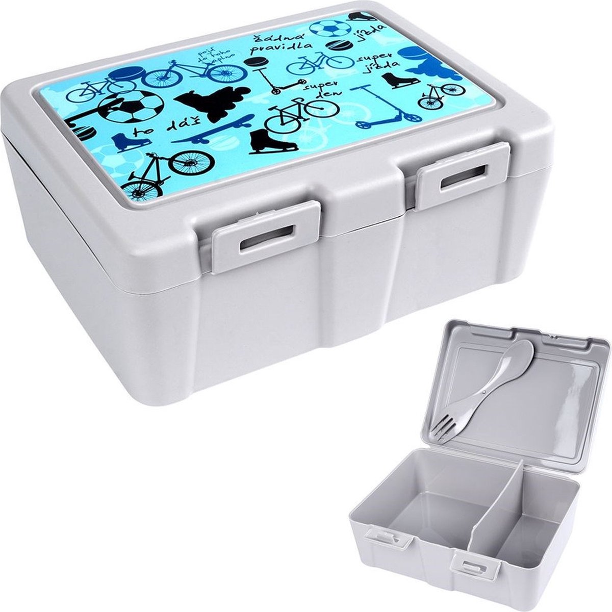 Orion group Lunchbox met Bestek 1 l Bento Box Broodtrommel